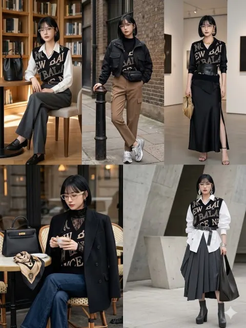 One Knit Top Five Styling Looks