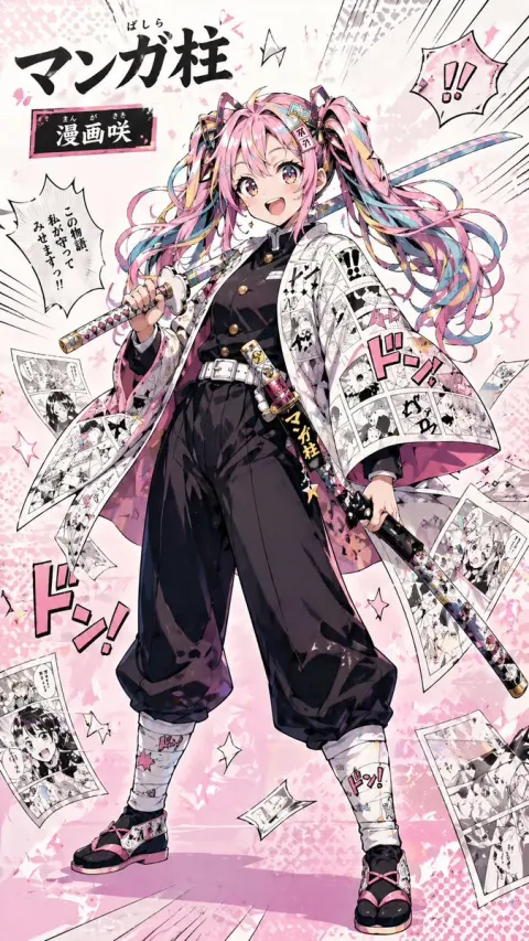 Manga Bloom: Pastel Swordswoman Hero