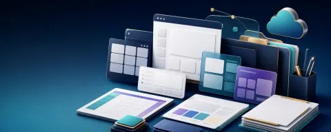 3D Isometric Tech Workspace Illustration