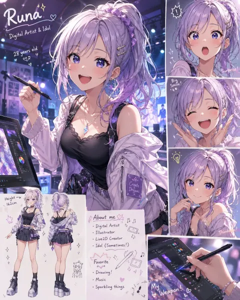 Digital Artist & Idol Profile