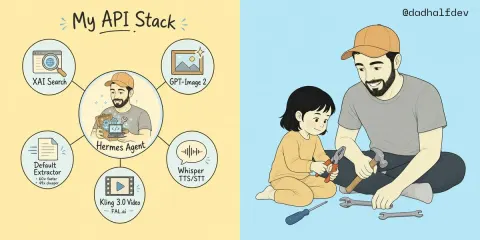 Two-Panel Webcomic API Stack