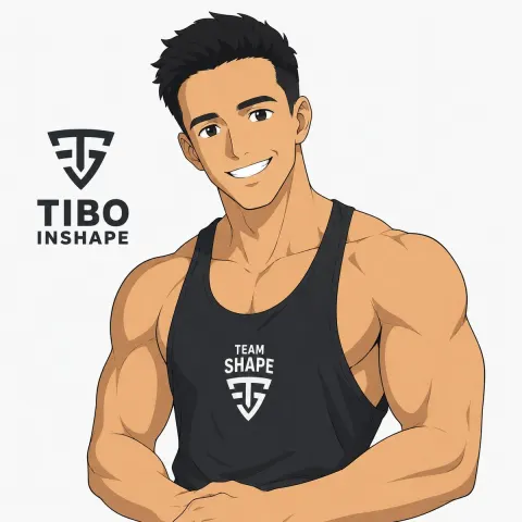 Anime Fitness Influencer Portrait