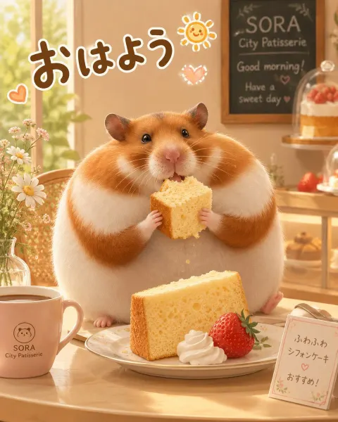 Hamster Morning Patisserie