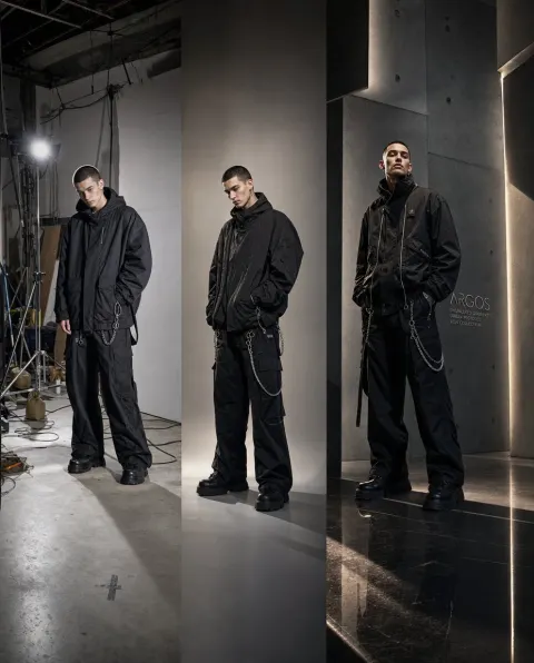 High-End Techwear Triptych