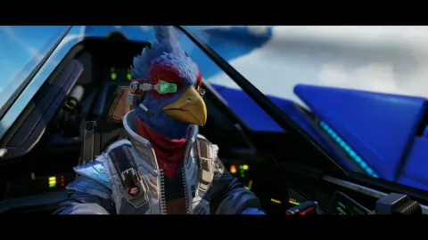 Blue Falcon Starfighter Pilot