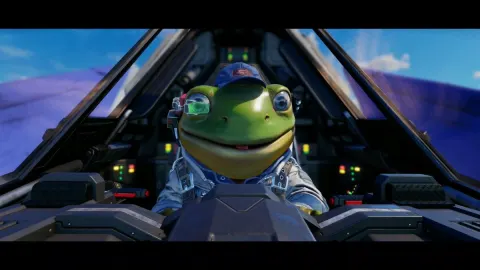 Frog Pilot Space Adventure