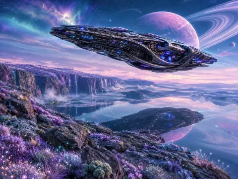 Twilight Starship Alien World