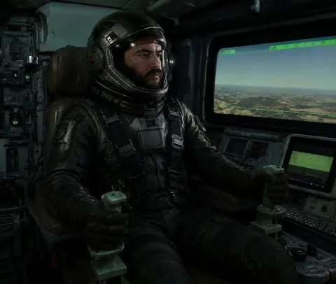 Dark Cockpit Pilot