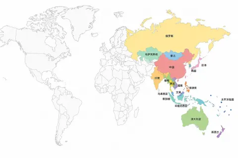 Highlight Region on World Map