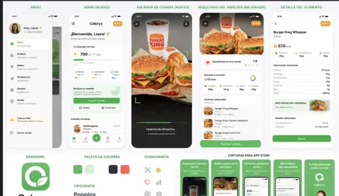 AI Nutrition Scanner App UI Showcase