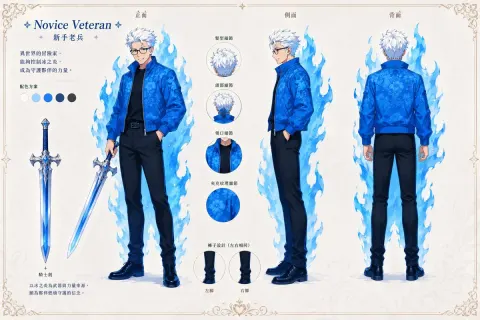 Icy Blue Novice Veteran