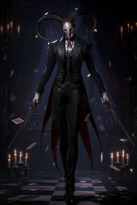 Shadow Jester Swordsman