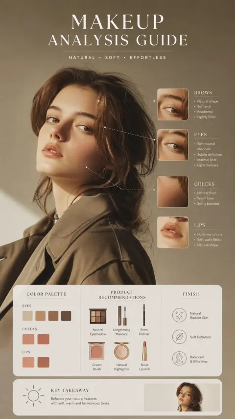 AI Makeup Analysis Infographic Guide
