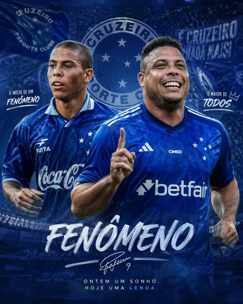 Cruzeiro Football Legend Tribute Poster