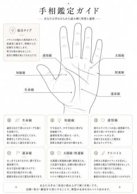 Elegant Japanese Palmistry Guide