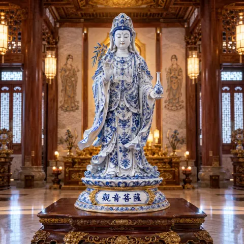 Ming Porcelain Guanyin Nezha Art