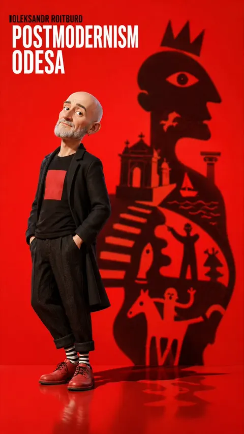 Odesa Postmodernism Portrait Poster