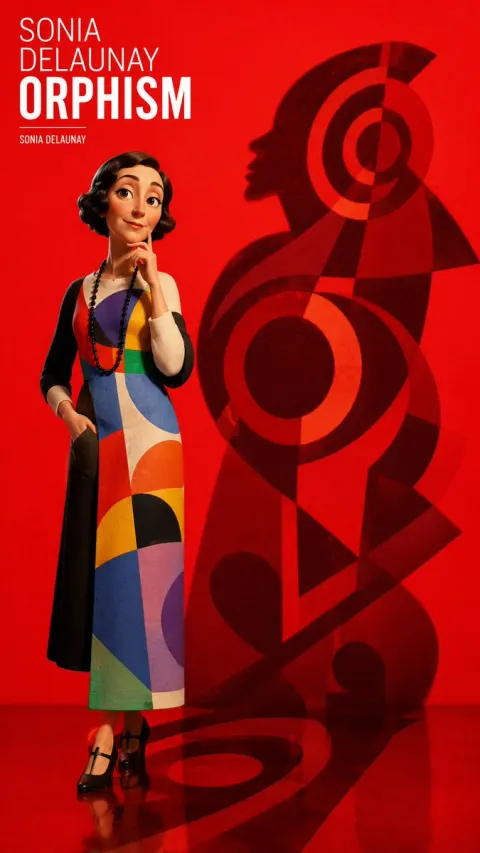 Sonia Delaunay Orphism Fashion Poster