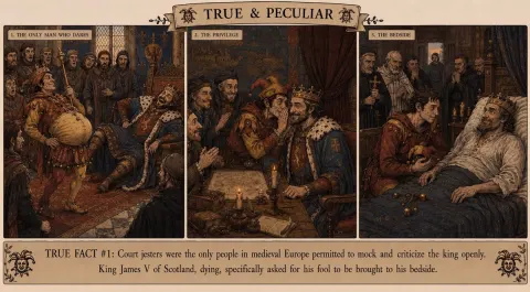 Medieval Court Jester Dark Privilege