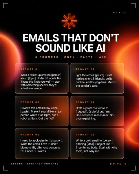 AI Email Prompts That Actually Work
