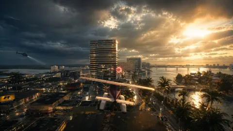 Storm City Sunset Drama