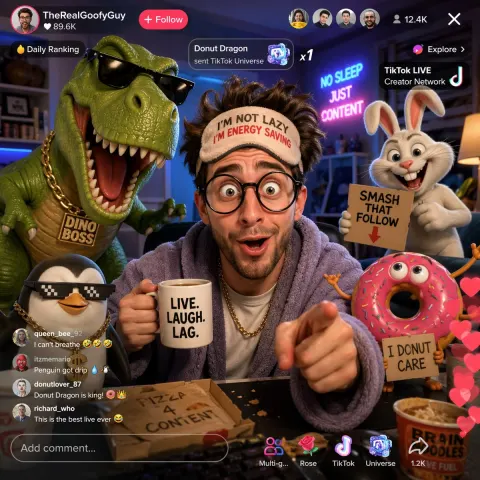 Funny Streamer Live Room