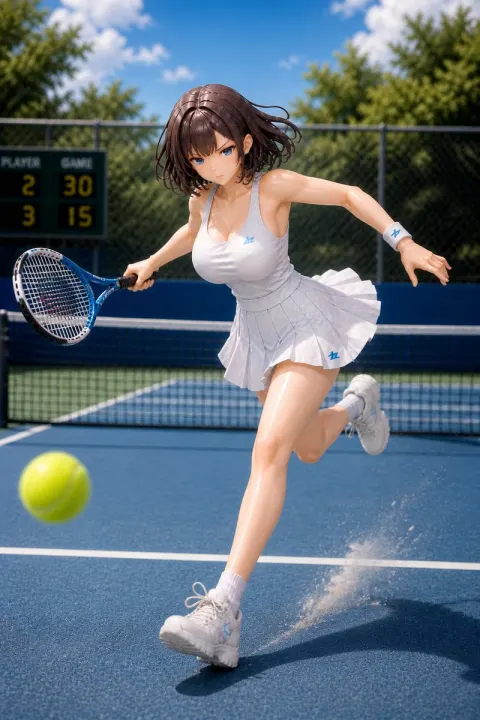 Tennis Diorama Action Figure