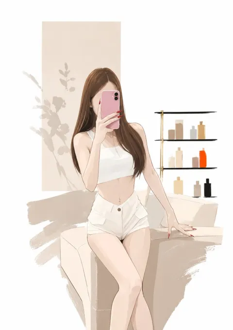 Minimalist Modern Magazine Illustration