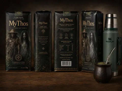 Luxury Yerba Mate Product Ad