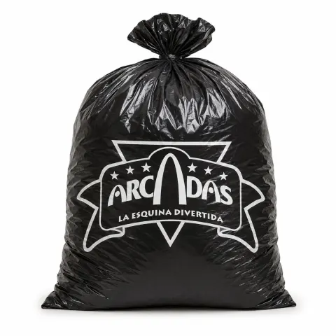 Glossy Black Merchandise Bag