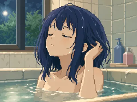 Pixel Art Bath