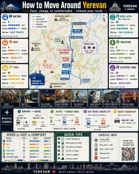 City Transport Guide Infographic