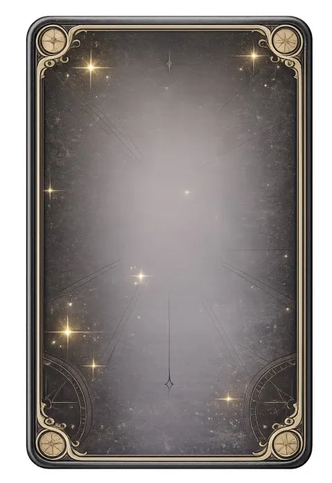 Mystical Celestial Tarot Card Back