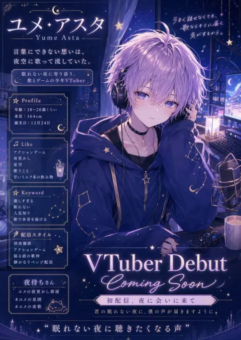 Yume Asta VTuber Debut Teaser