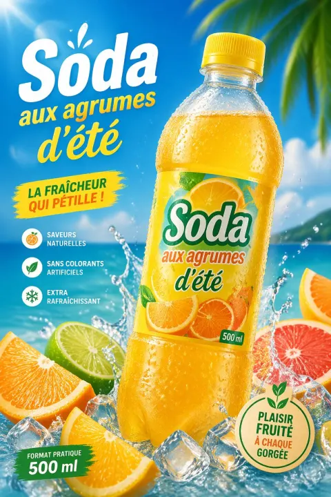 Tropical Citrus Soda Splash