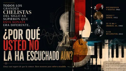 Legendary Cello Sonata Poster