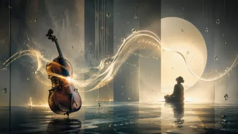Cello Moonlight Solitude