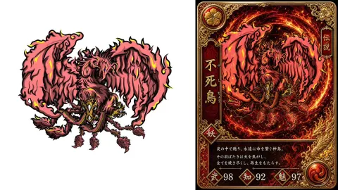 Phoenix Dark Fantasy Trading Card