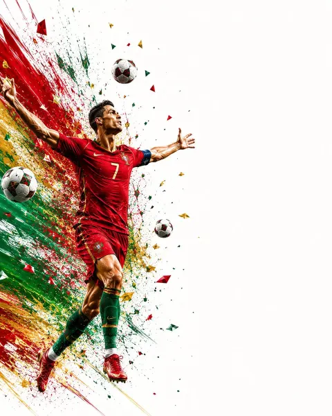 Wide Sports Poster Soccer Celebration