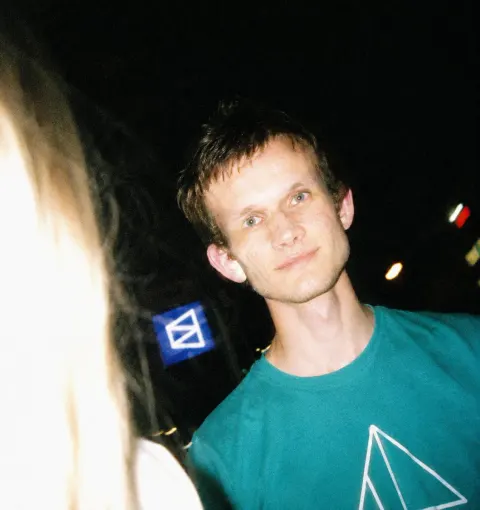 Turquoise Shirt Night Flash Snapshot
