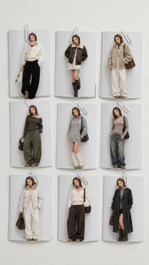 Korean Fall Capsule Wardrobe Lookbook