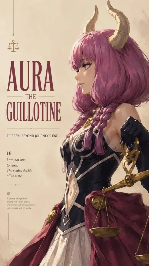 Frieren Villain Aura Anime Poster