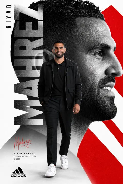 Mahrez Premium Sports Poster