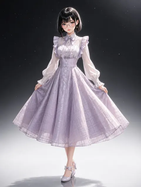 Starlit Lolita Fashion Portrait
