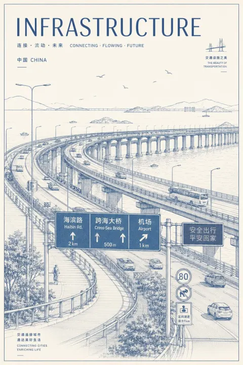 Beauty of Transportation Infrastructure