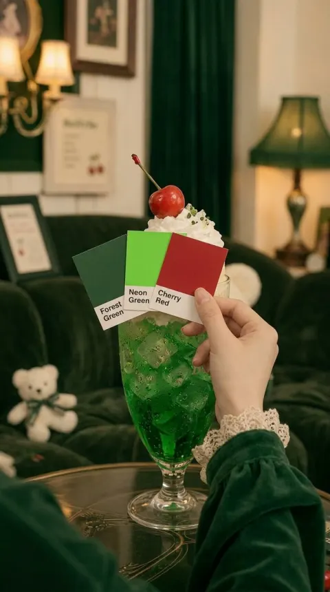 Retro Luxury Cream Soda Café