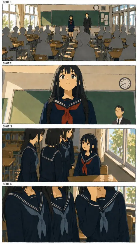 Transfer Student Classroom Storyboard