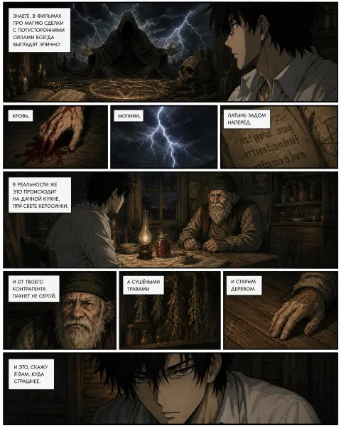 Dark Magic Comic Page