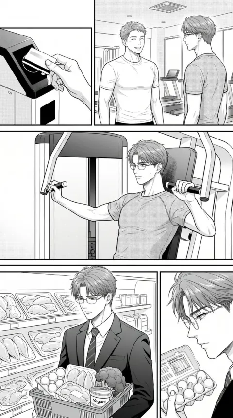 Fitness Youth Manga Page