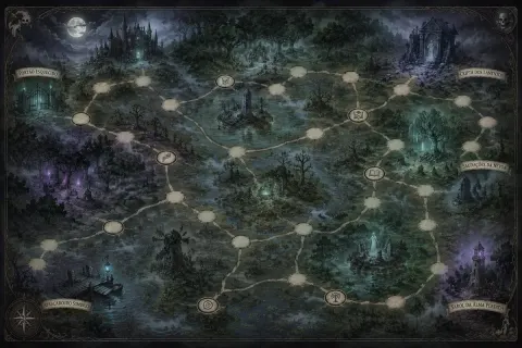 Haunted Marsh: Gothic Horror Map